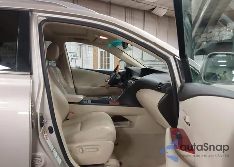 2011 Lexus Rx 350 z USA, uszkodzony, nr VIN 2T2BK1BAXBC081589